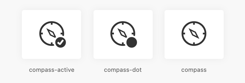 New icon to distinguish normal commits from indexed commits (e.g ...