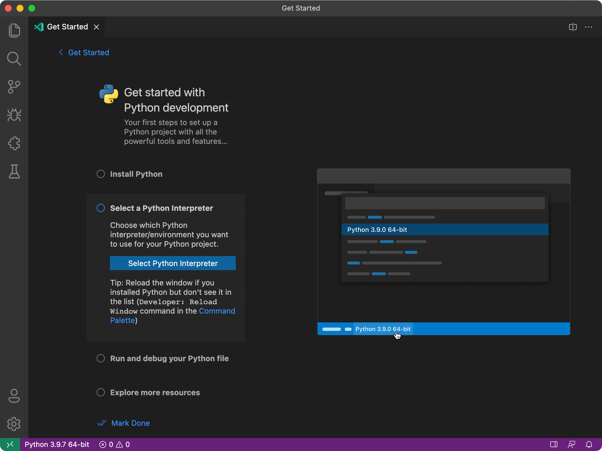 Walkthrough content feels crammed · Issue #136774 · microsoft/vscode ...