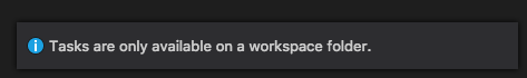 Improve messaging when running a task with no workspace · Issue #56034 ...