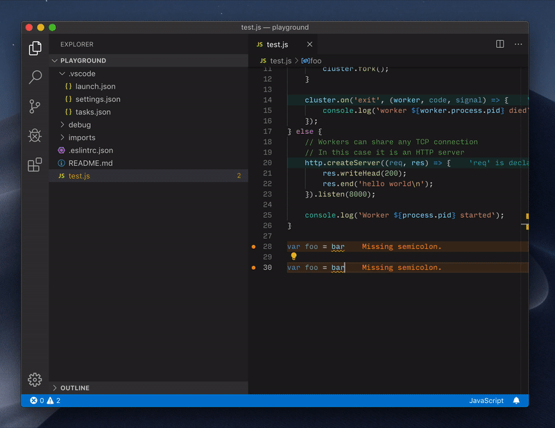 Warning color in explorer gets stuck when switching themes · Issue ...