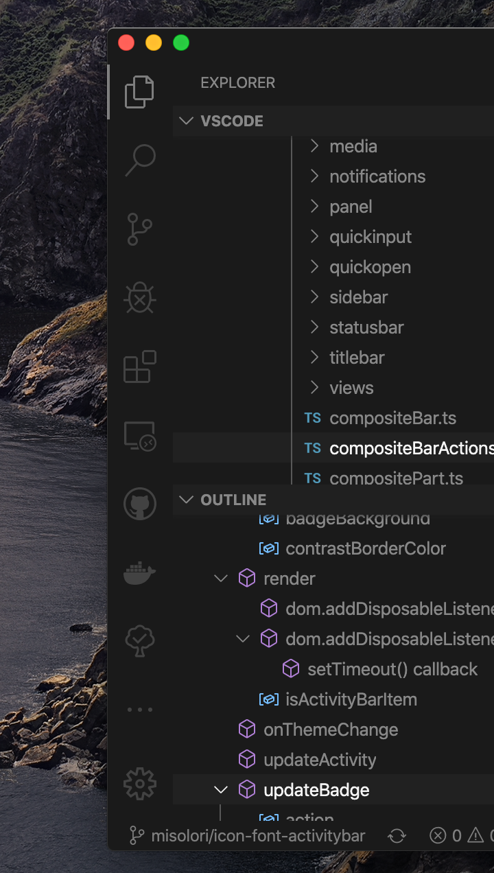 Activity bar "more" icon not working · Issue #83112 · microsoft/vscode ...