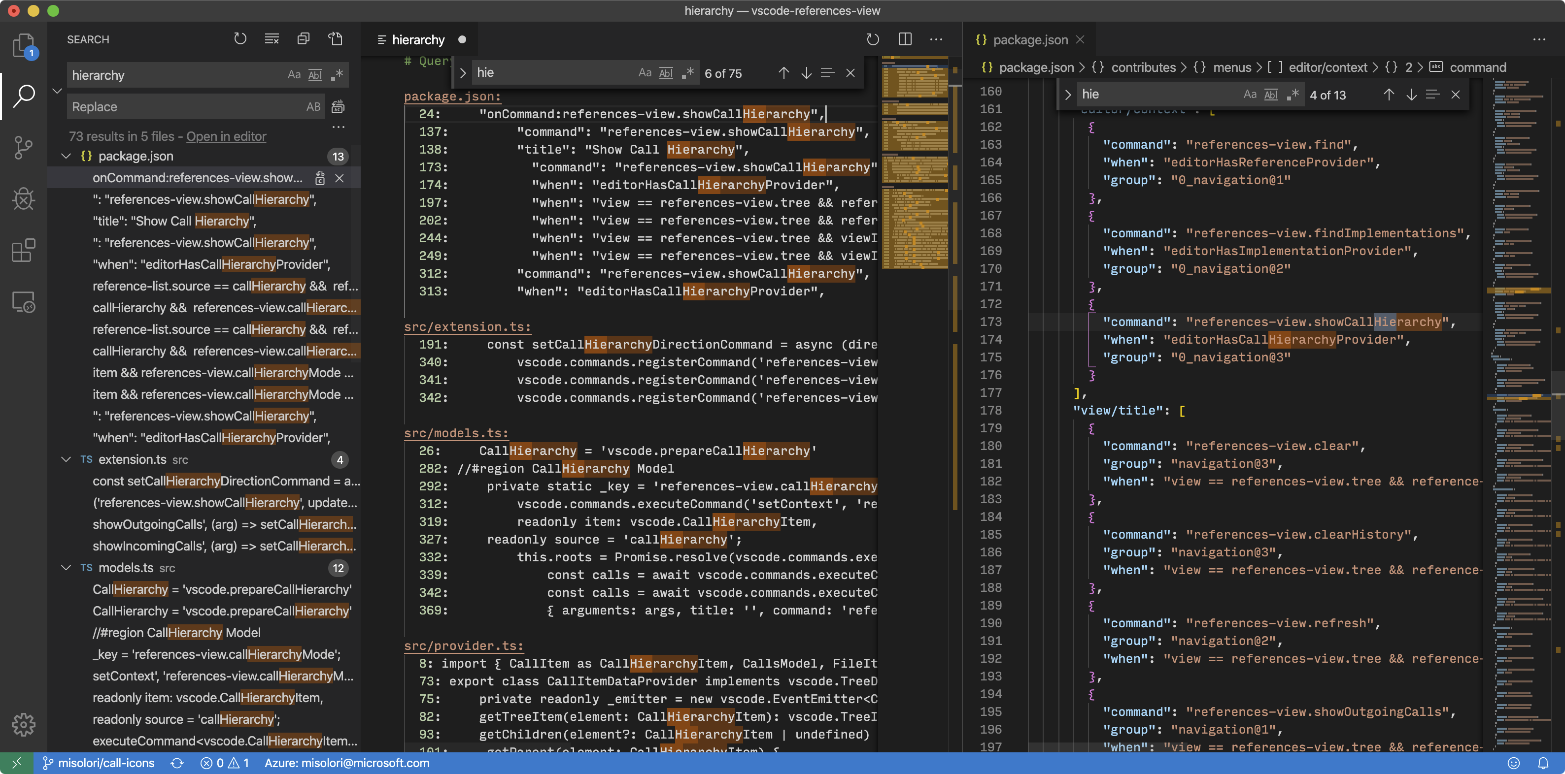 Search editor match highlight background is too dark · Issue #86185 ...