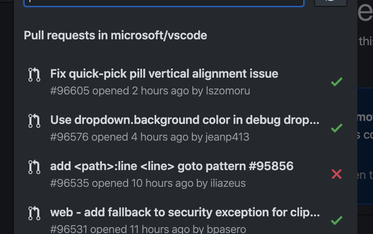 Pull Requests Should Be Rendered With The Pr Icon And Not The Issue Pull Requests Should Be Rendered With The Pr Icon And Not The Issue