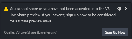 I have been accepted to the live share closed beta but am still not ...