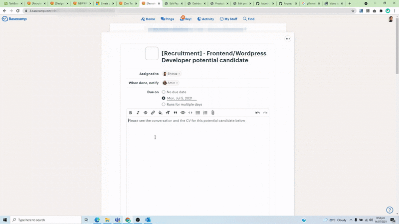 Basecamp Cursor jumping in Chrome