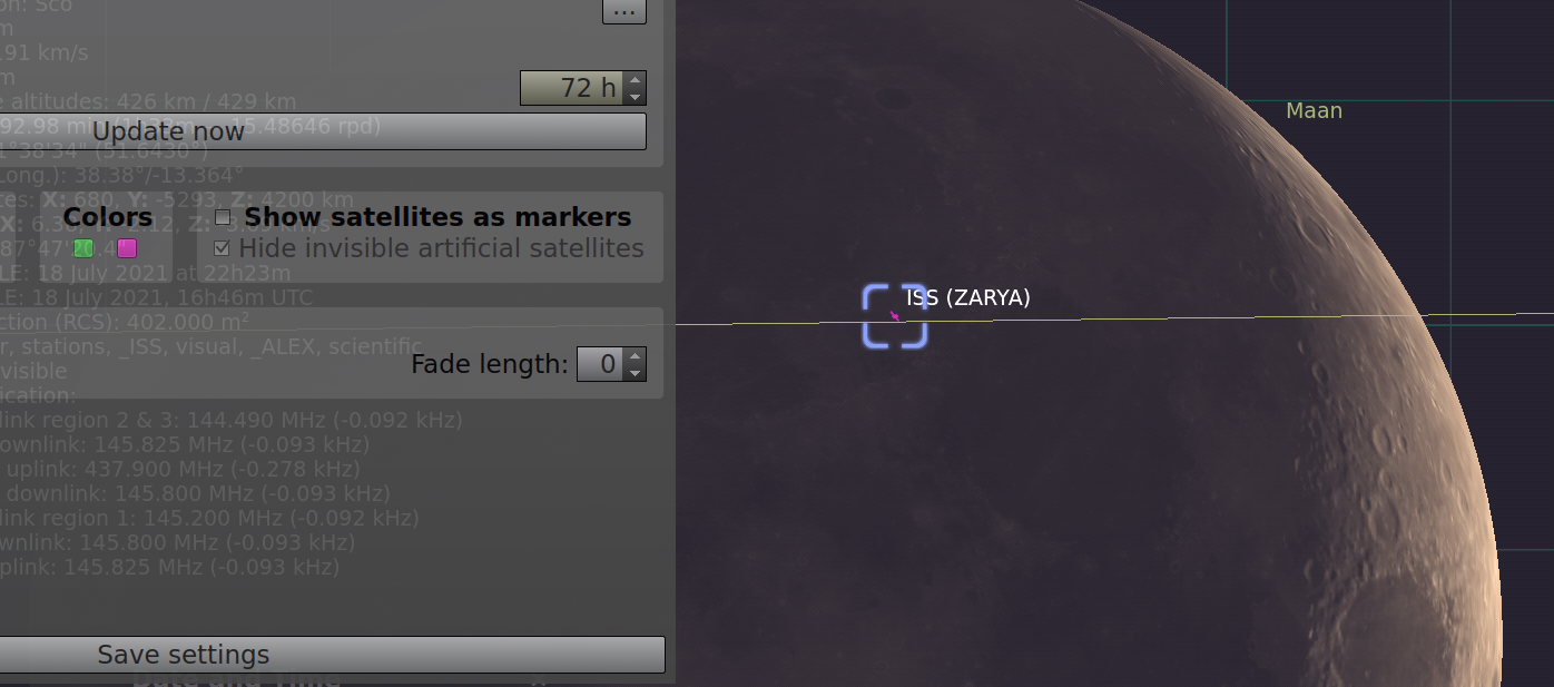 satellite plugin: ISS dot "disappears" behind Moon · Issue #1804 ...
