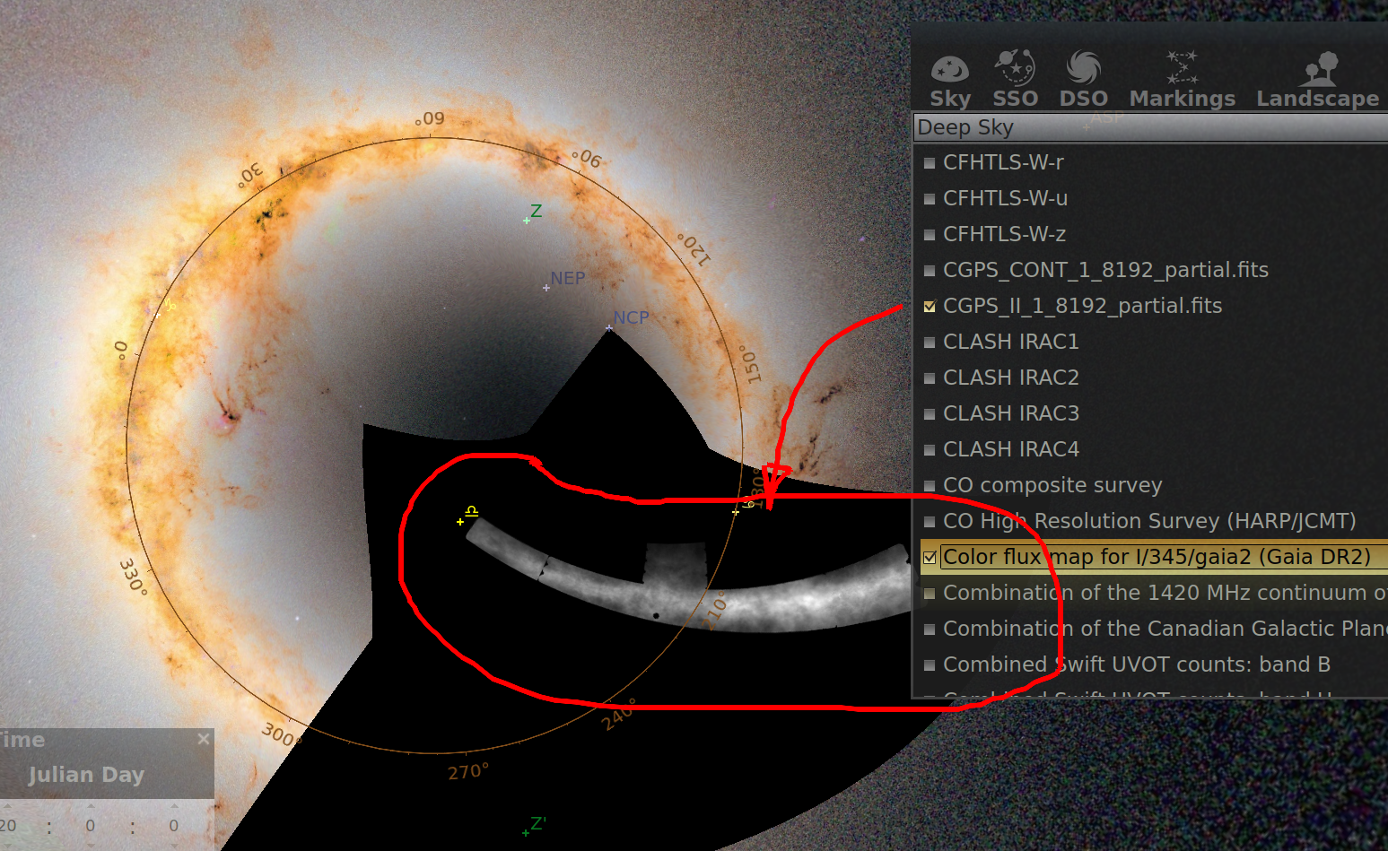 odd survey interaction · Issue #1314 · Stellarium/stellarium · GitHub