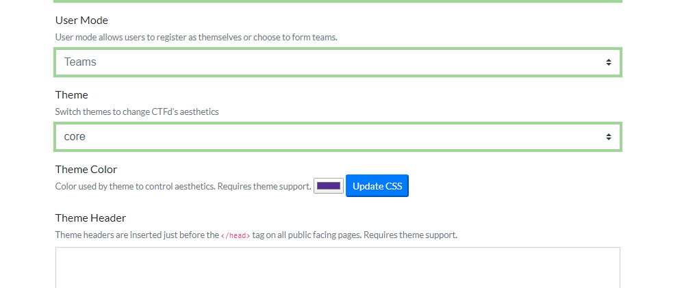 Theme CSS Color Error · Issue #1263 · CTFd/CTFd · GitHub