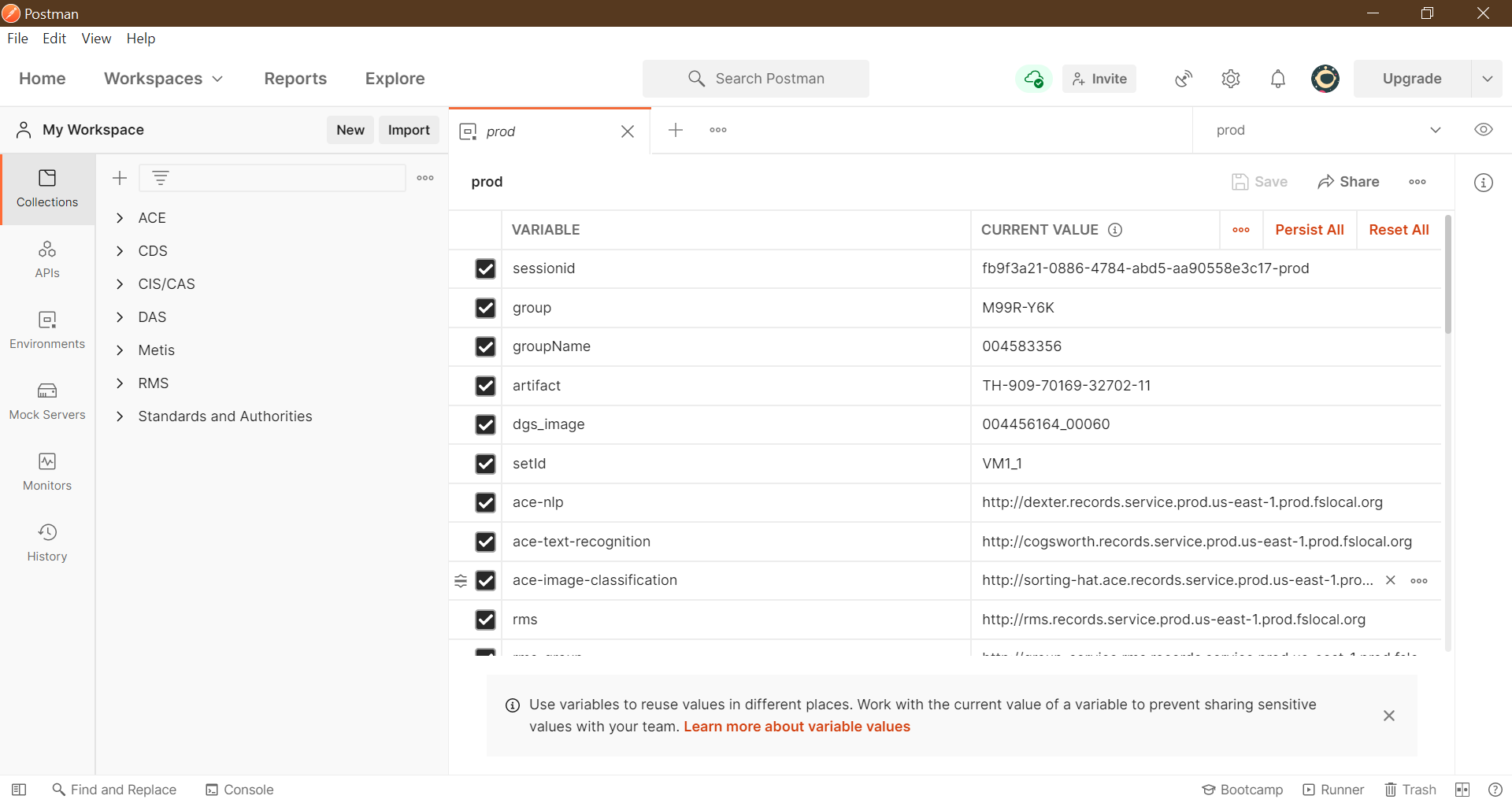 Not All Environment Variables Get Synced Or Exported Issue 9603