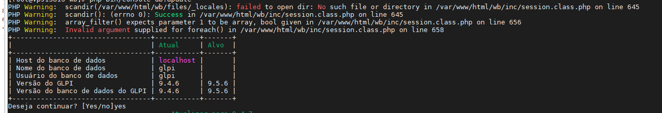 Warnings in update 9.4.3 to 9.5.6 · Issue #9659 · glpi-project/glpi ...