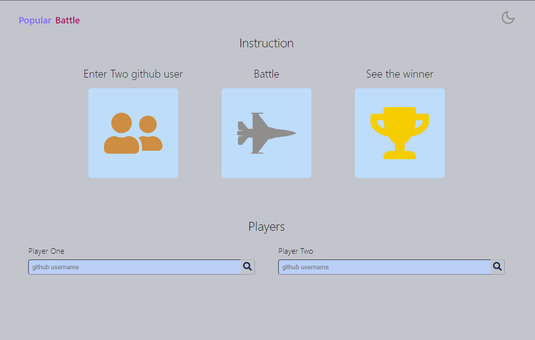 GitHub - CodingWithSanjeet/Github-Battle-App: This is a "Github Battle ...