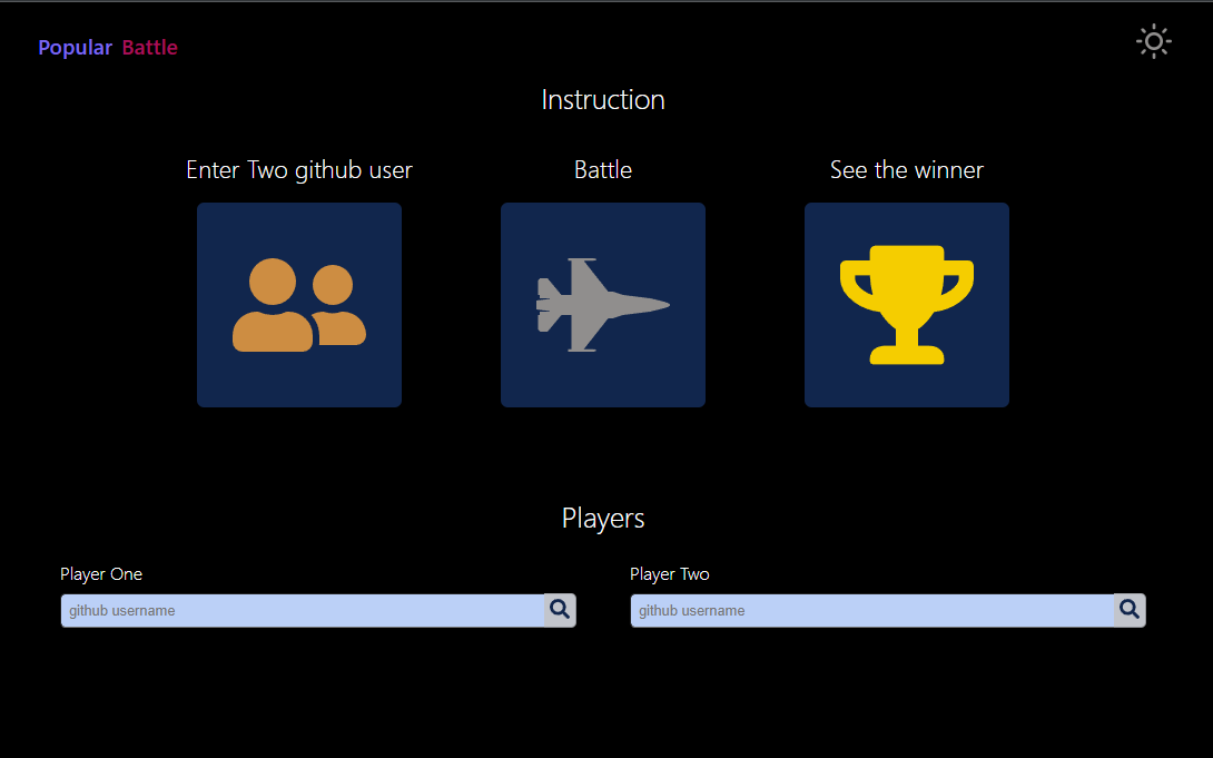 GitHub - CodingWithSanjeet/Github-Battle-App: This is a "Github Battle ...