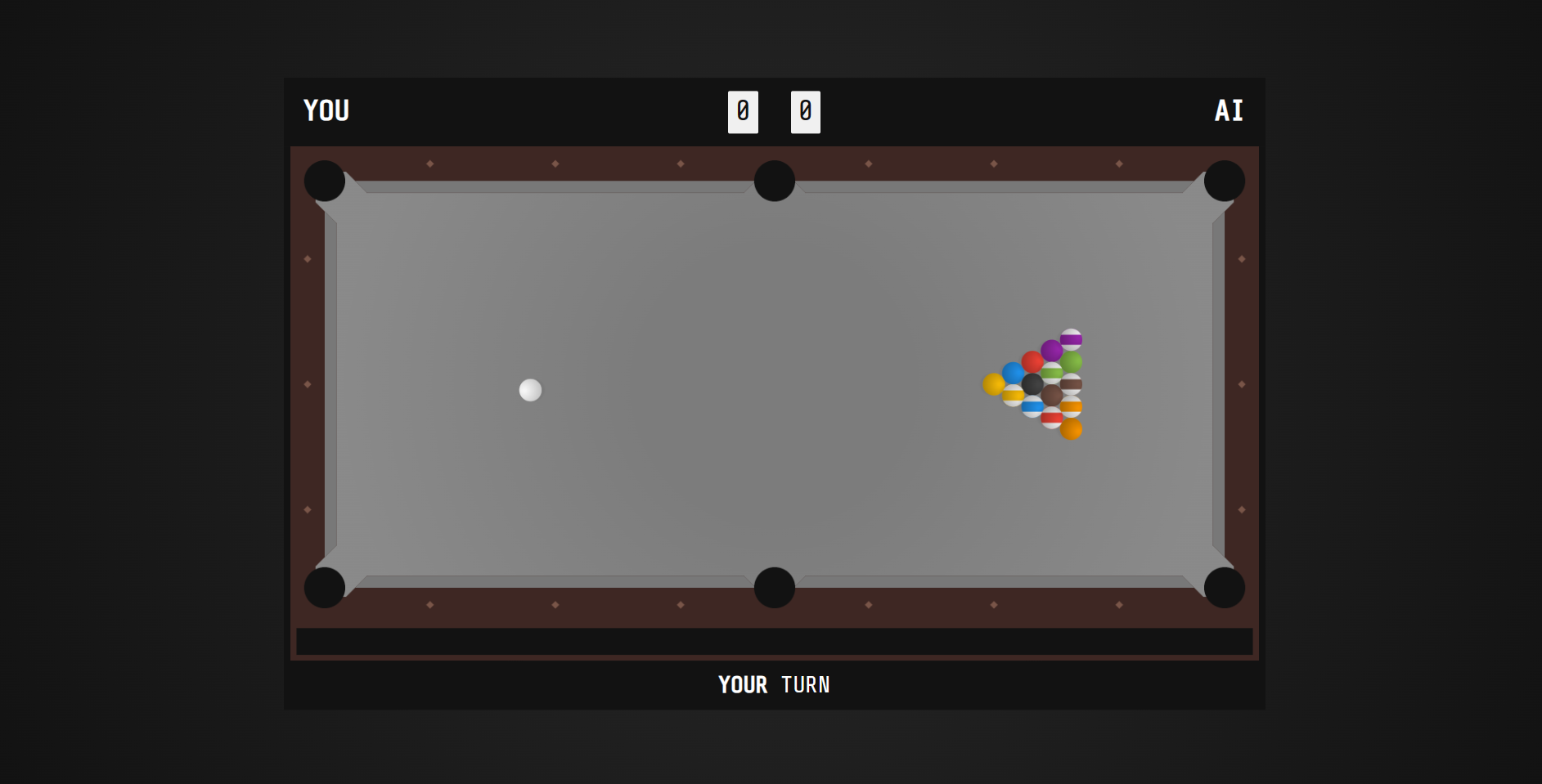 GitHub ardaltunel/billiardspool you can play billiards against