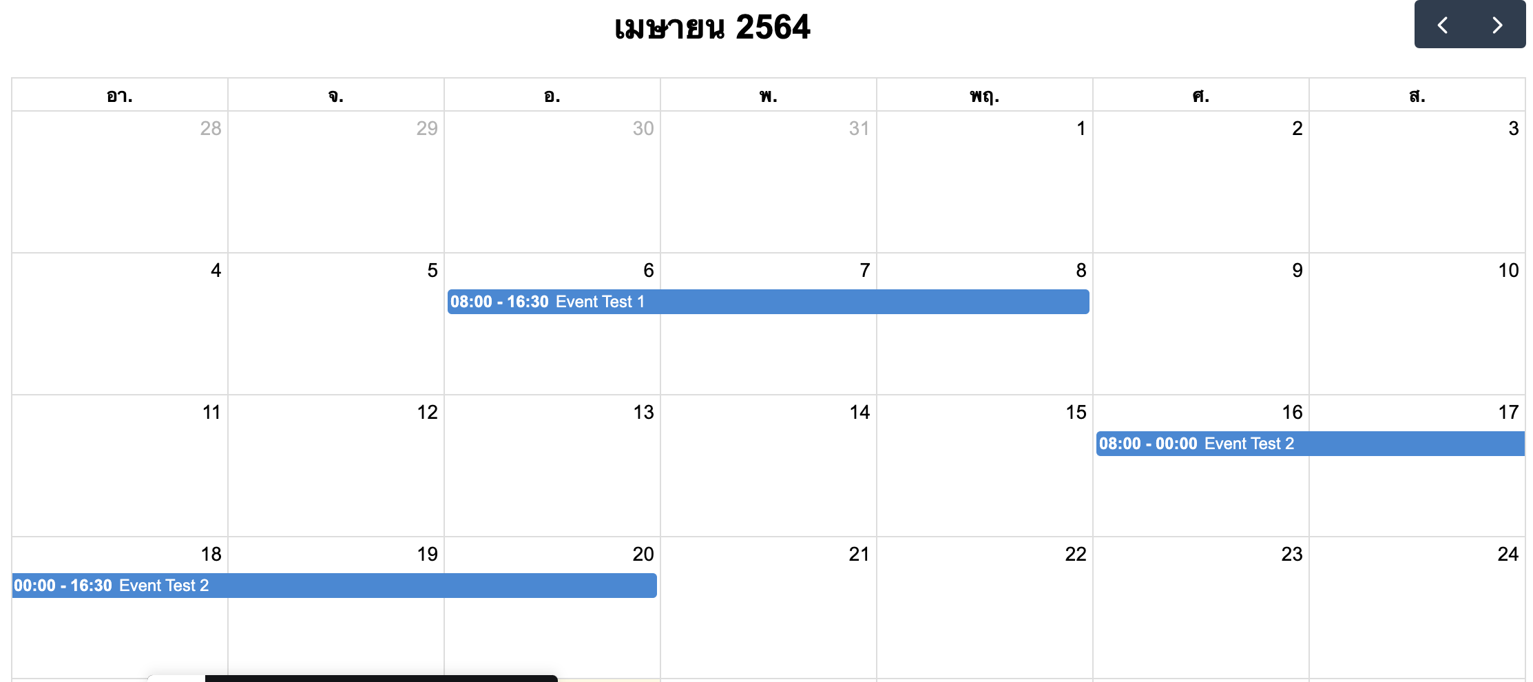 How to start time and end time nearby in first day event? · Issue #6283 ...