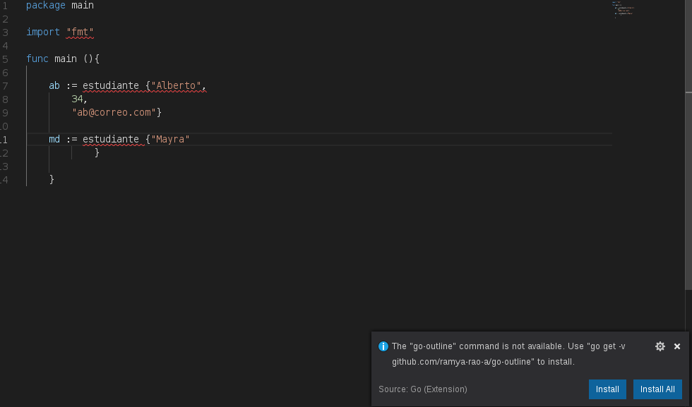 VSC on Centos keeps asking me to install extentions that I already have ...