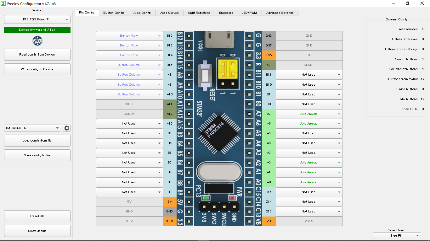 Button matrix reading issues with HOTAS Cougar TQS · Issue #179 ...