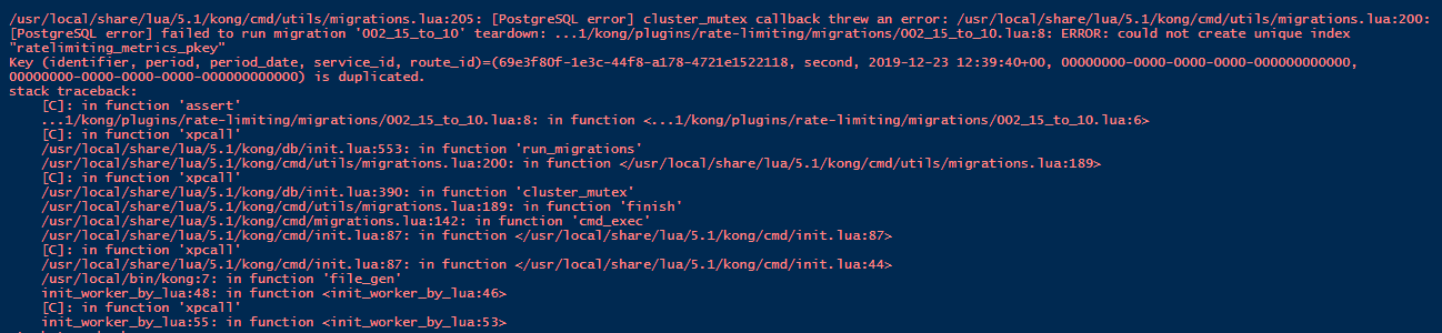 kong migrations up issue related to ratelimiting_metrics data · Issue ...