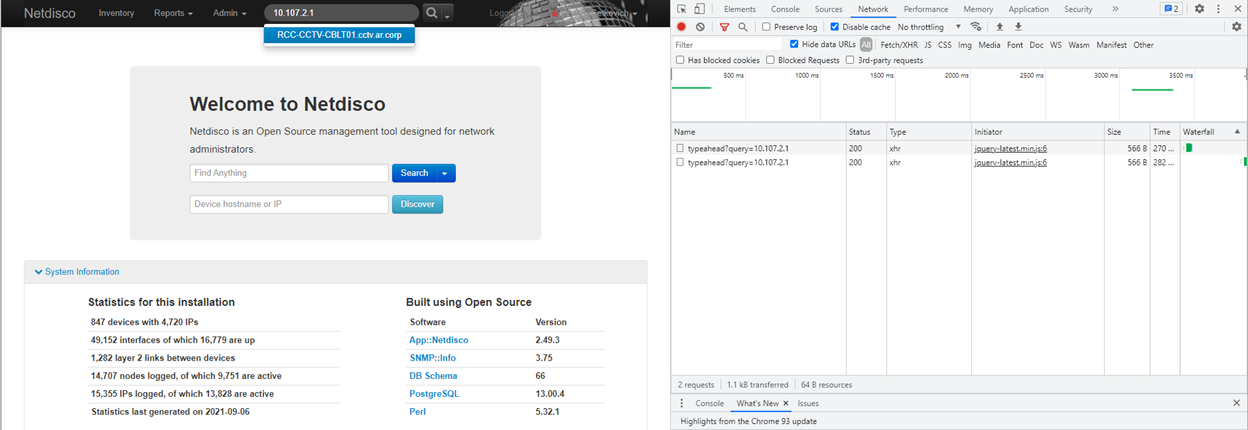 Netdisco Slow web search by device name · Issue #808 · netdisco/netdisco · GitHub