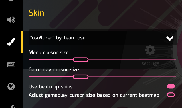 Add beatmap skin/hitsound checkboxes to general settings by nwabear ...