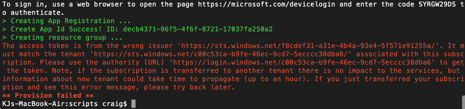 Can't create Azure resources by provisionComposer.js · Issue #6008 ...