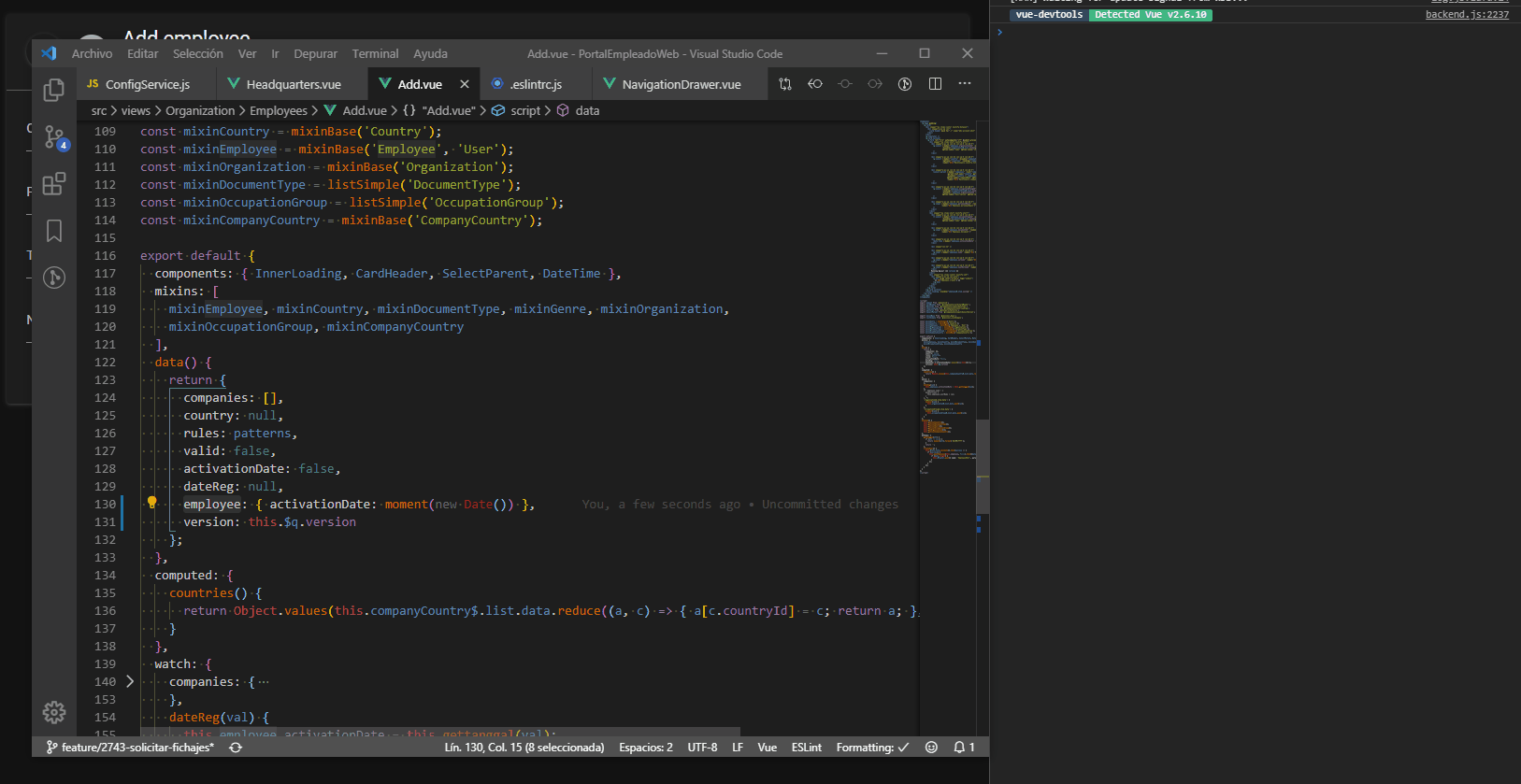 q-input shows undefined for a short period of time on blur · Issue ...