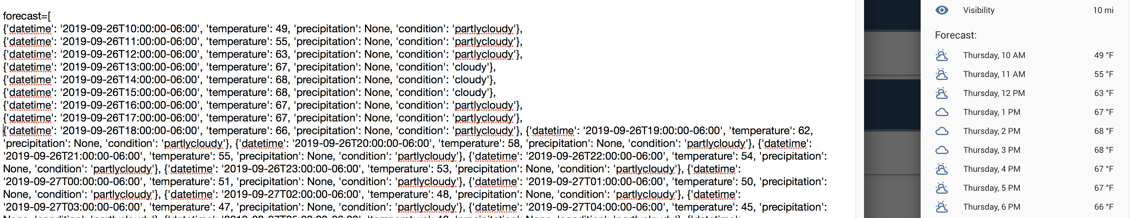 Weather incorrectly adjusts Dark Sky platform times rendering incorrect
