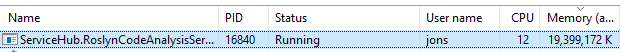 Excessive memory usage (almost 20GB!) · Issue #50331 · dotnet/roslyn ...