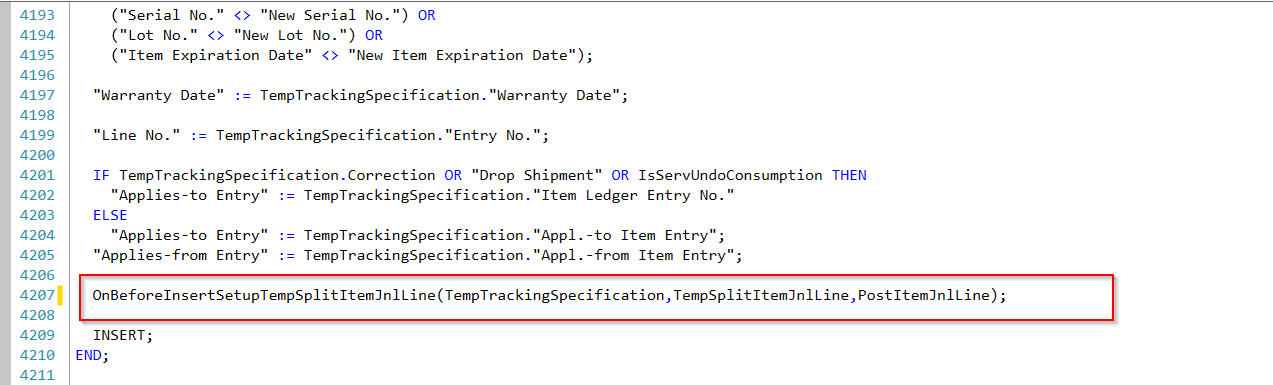 Codeunit 22 Event in SetupTempSplitItemJnlLine · Issue #2153 ...