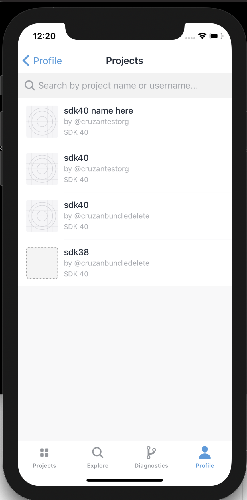 [expo go] Improve orgs support by cruzach · Pull Request 12024 · expo