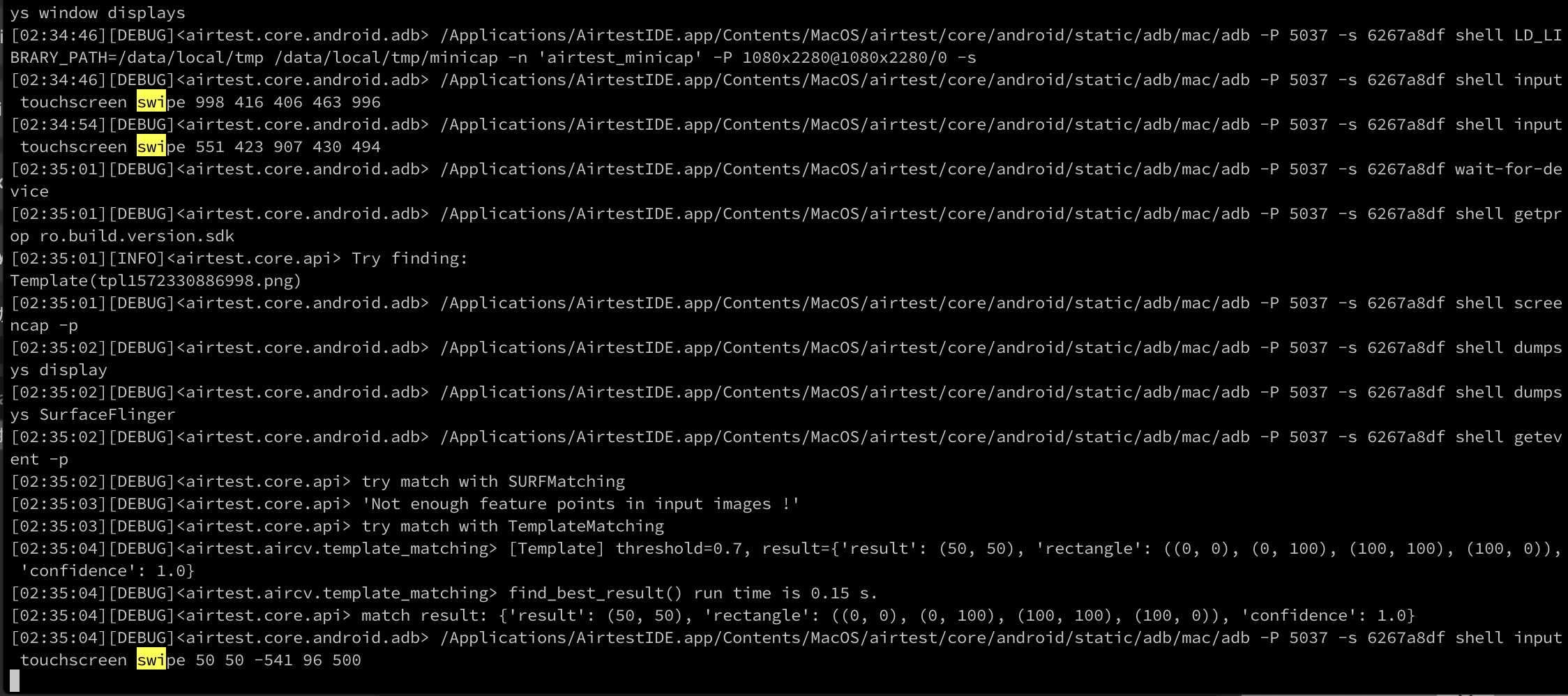 录制swipe操作 · Issue #582 · AirtestProject/AirtestIDE · GitHub