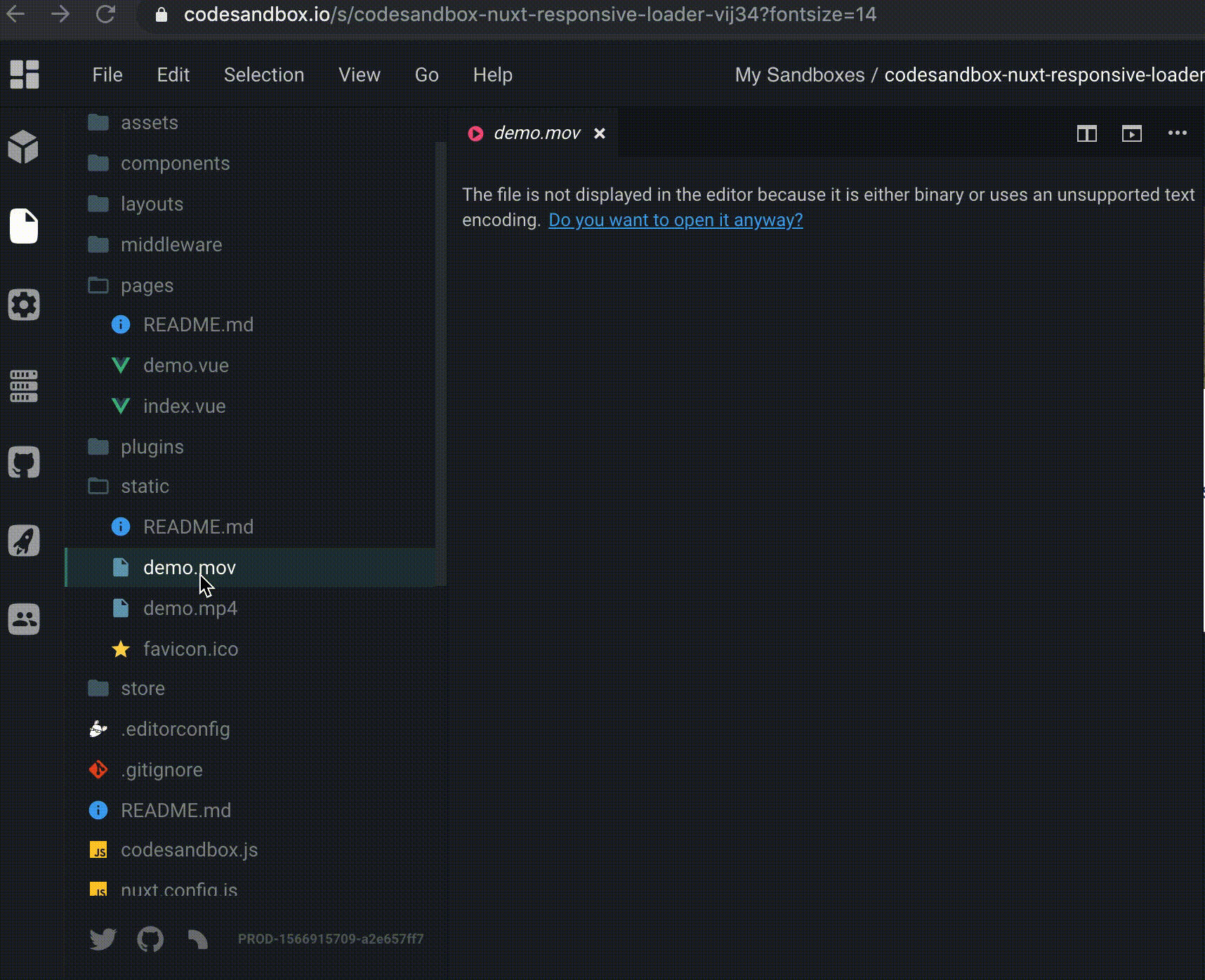 Can't delete file · Issue #2331 · codesandbox/codesandbox-client · GitHub