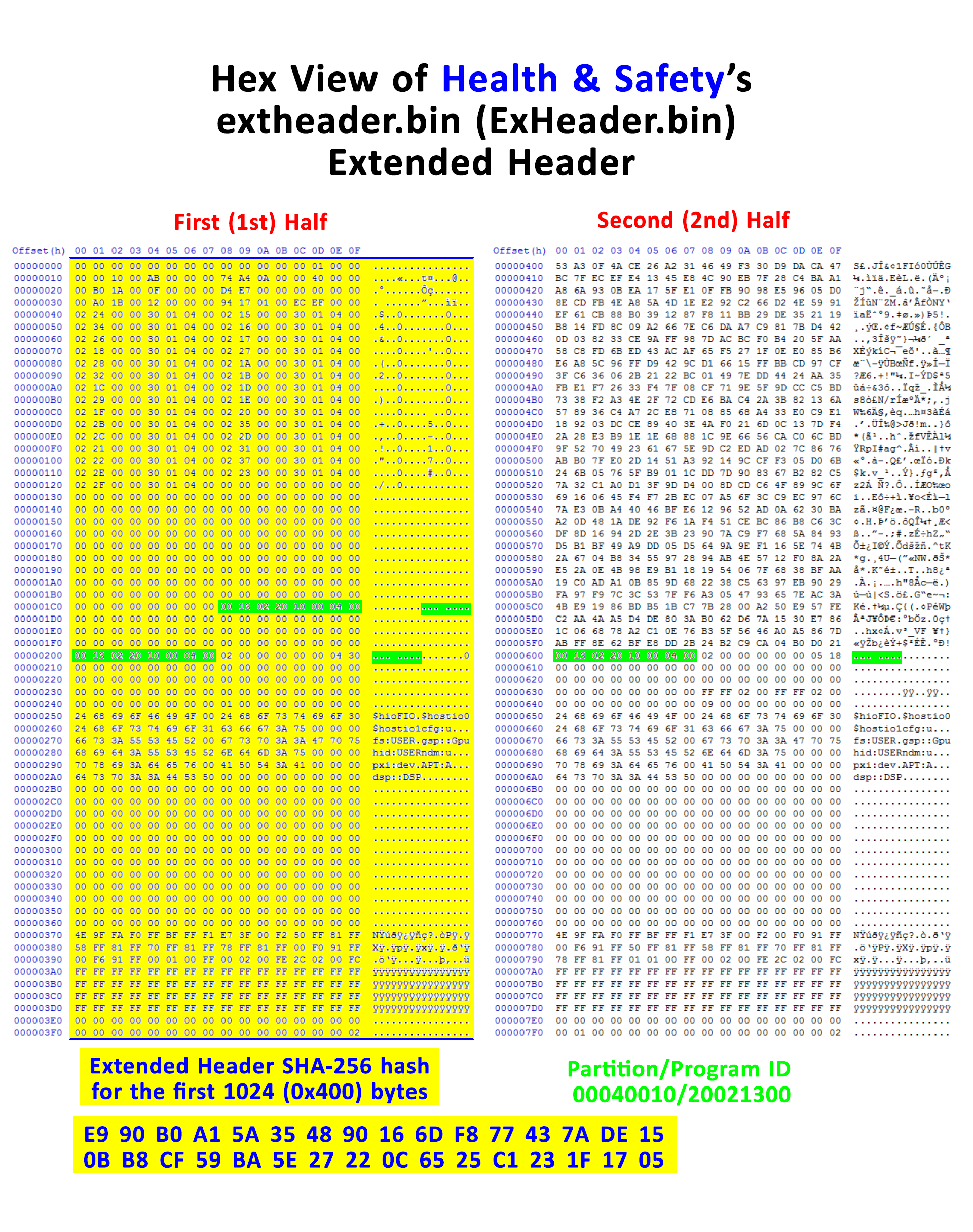 extheader analysis