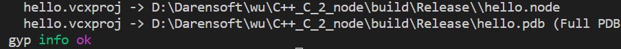 can not generate ‘.node’ file · Issue #1450 · nodejs/node-gyp · GitHub