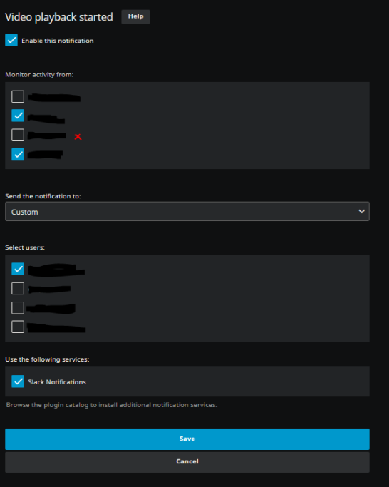 Video playback started notification sent even if user not monitored ...