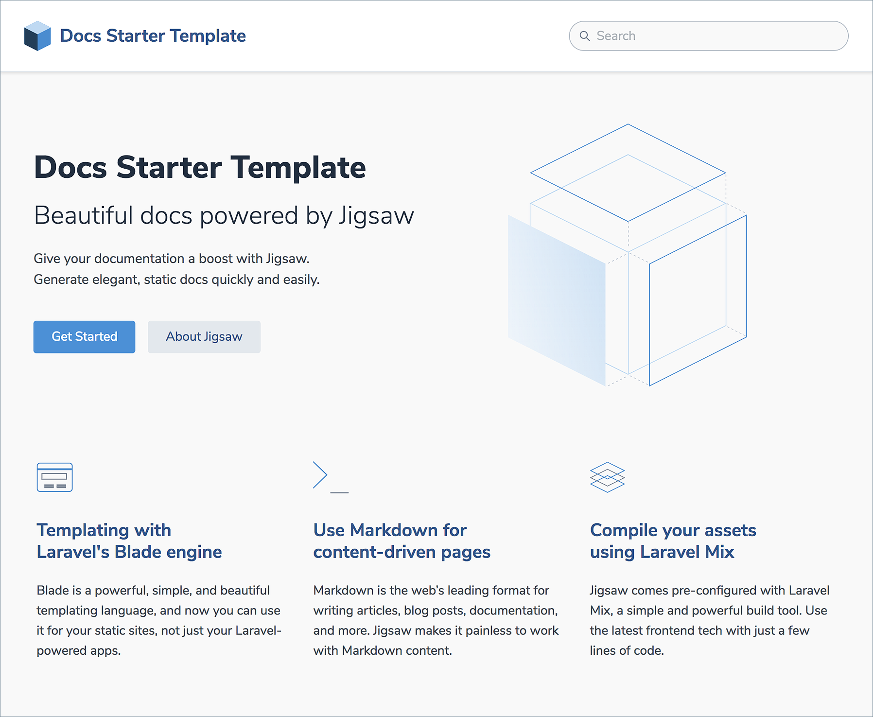 jigsaw docs template