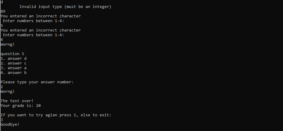 GitHub - uriya66/MultipleChoiceTest: Multiple choice test so each ...