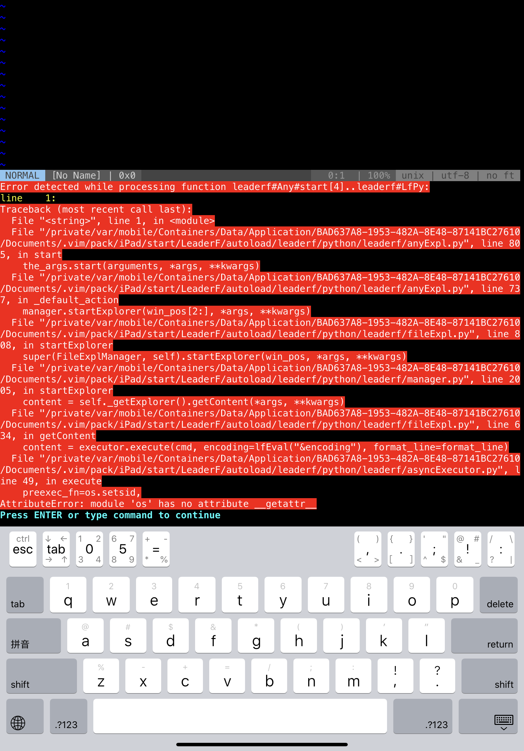 AttributeError module os has no attribute __getattr__ · Issue 633