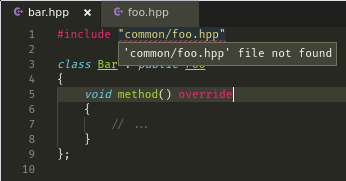 IntelliSense works properly yet error squiggles appear under include ...