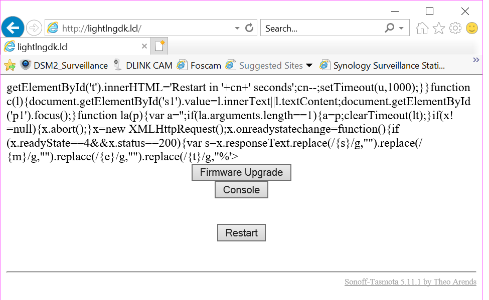 Problems with webserver on tasmota · Issue #1839 · arendst/Tasmota · GitHub