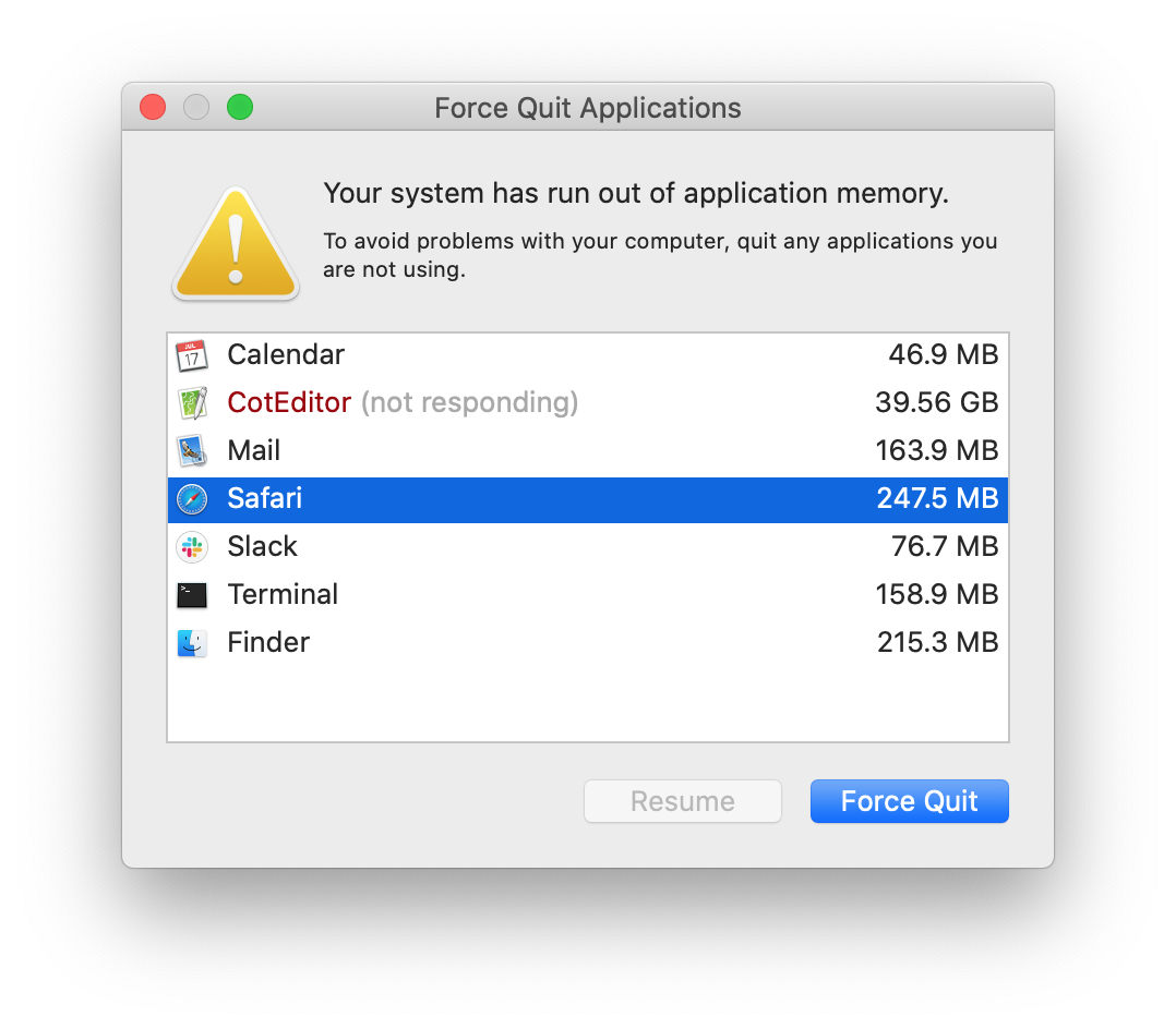 Memory leak when reinterpreting open file · Issue #1020 · coteditor ...