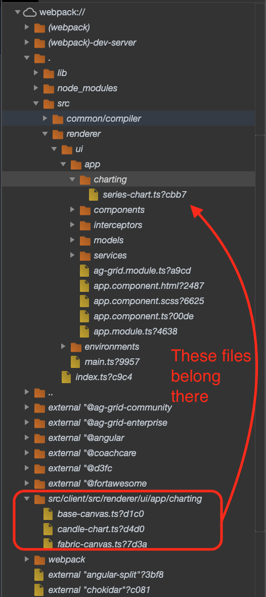 Couples files stuck outside webpack compilation · Issue #382 · electron ...