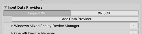 Improve profile configuration across legacy XR and XR SDK · Issue #9419 ...