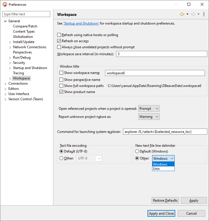 custom line separator for SQL editor · dbeaver · Discussion #13826 · GitHub