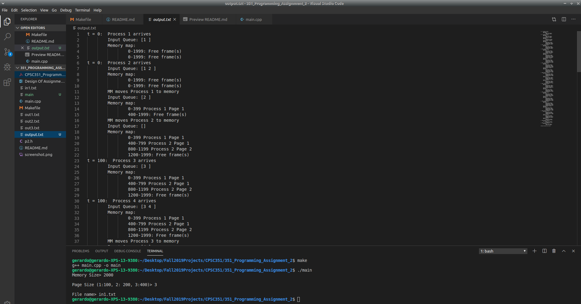 GitHub - gerardopena/351_Programming_Assignment_2