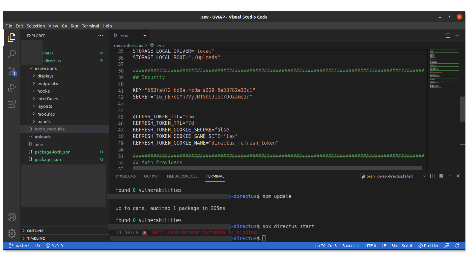 Installation error · directus directus · Discussion #10155 · GitHub