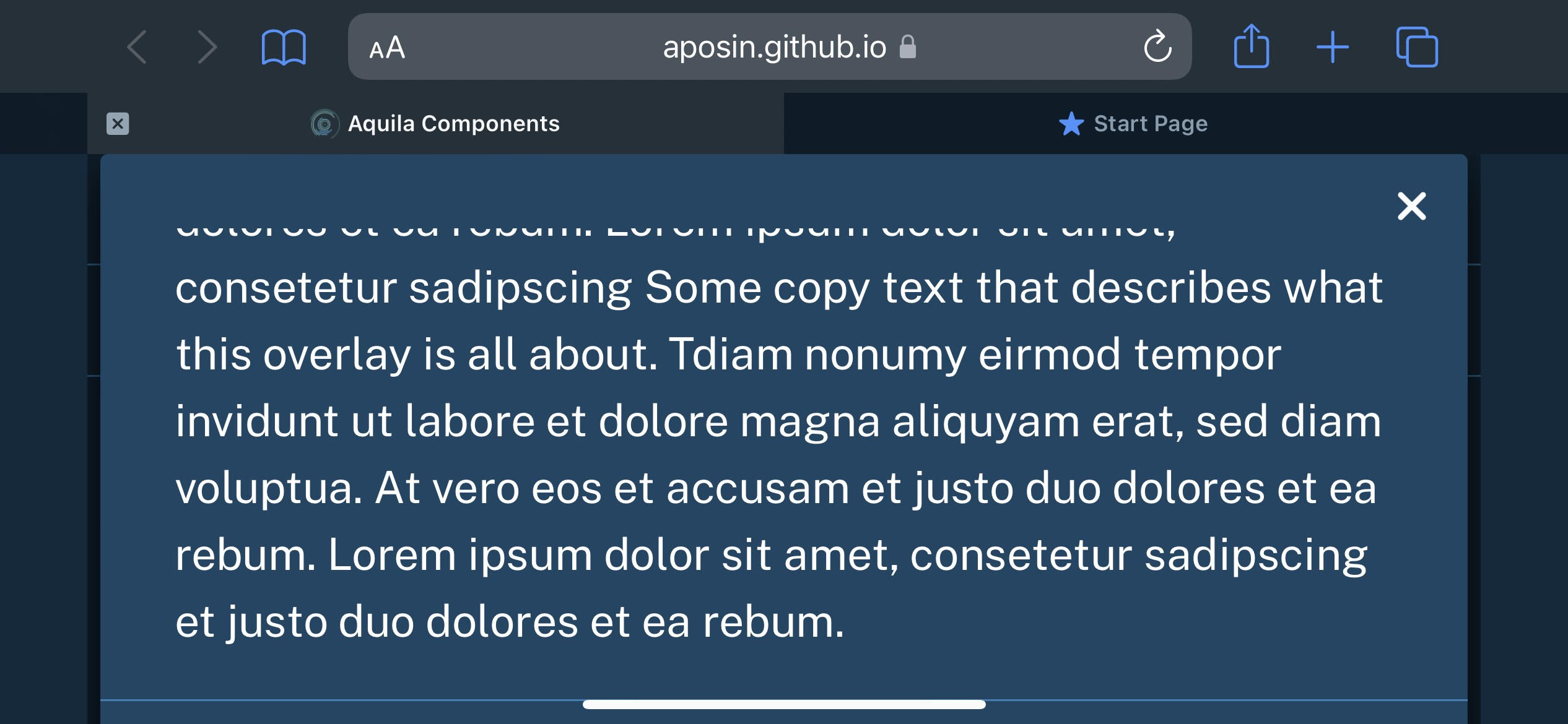 [Modal] Modal action buttons not shown on iOS in landscape mode · Issue ...