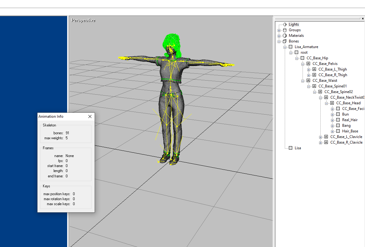 Problem with alpha channel materials importing a new character · Issue