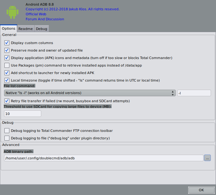 Unable to create file "/usr/lib/doublecmd/fsplugin.ini" · Issue 767