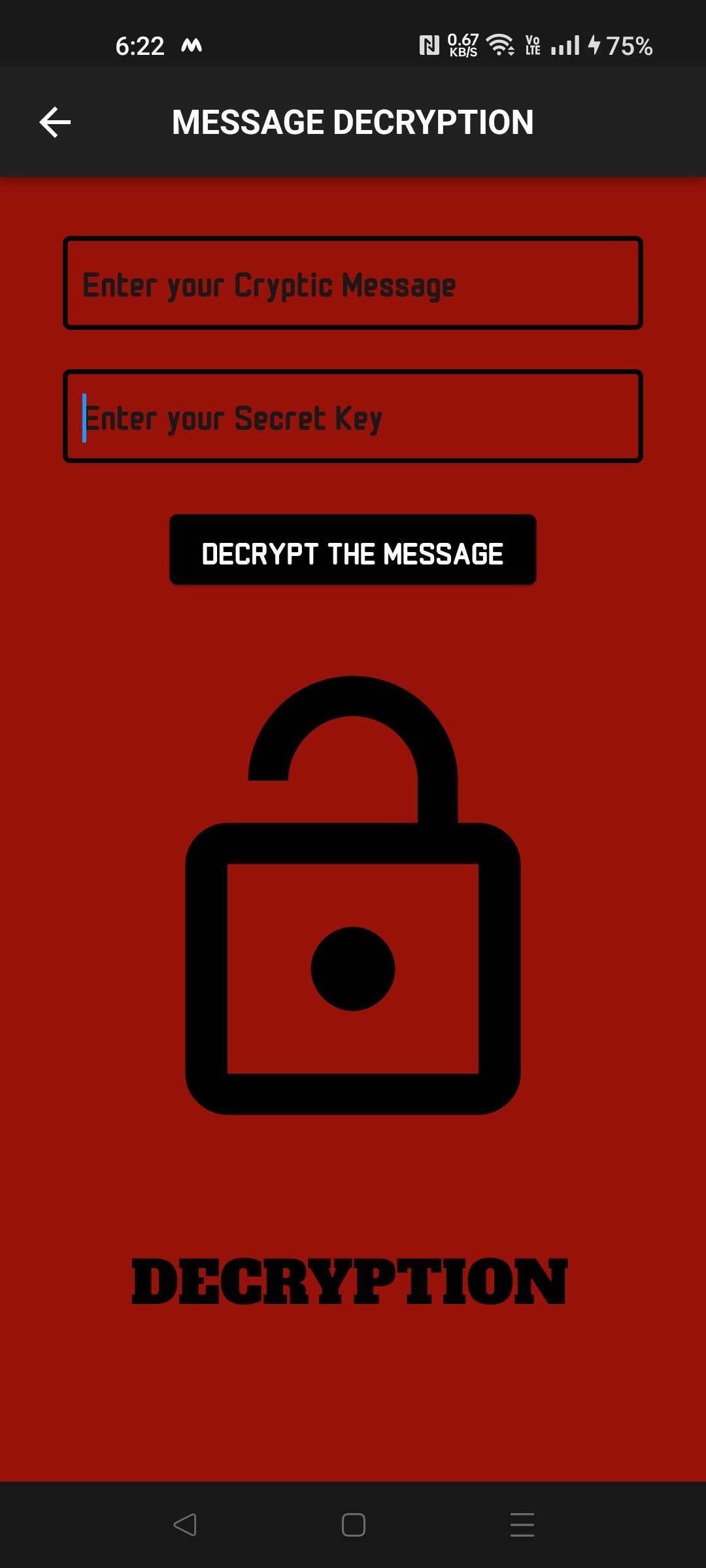 GitHub - gauthiii/cryptify: Flutter app to encrypt and decrypt messages