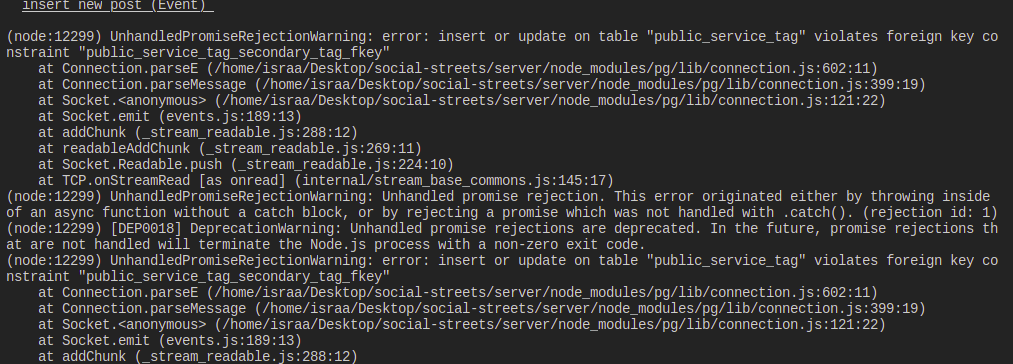 BUG | Async & Await · Issue #112 · FACG6/social-streets · GitHub